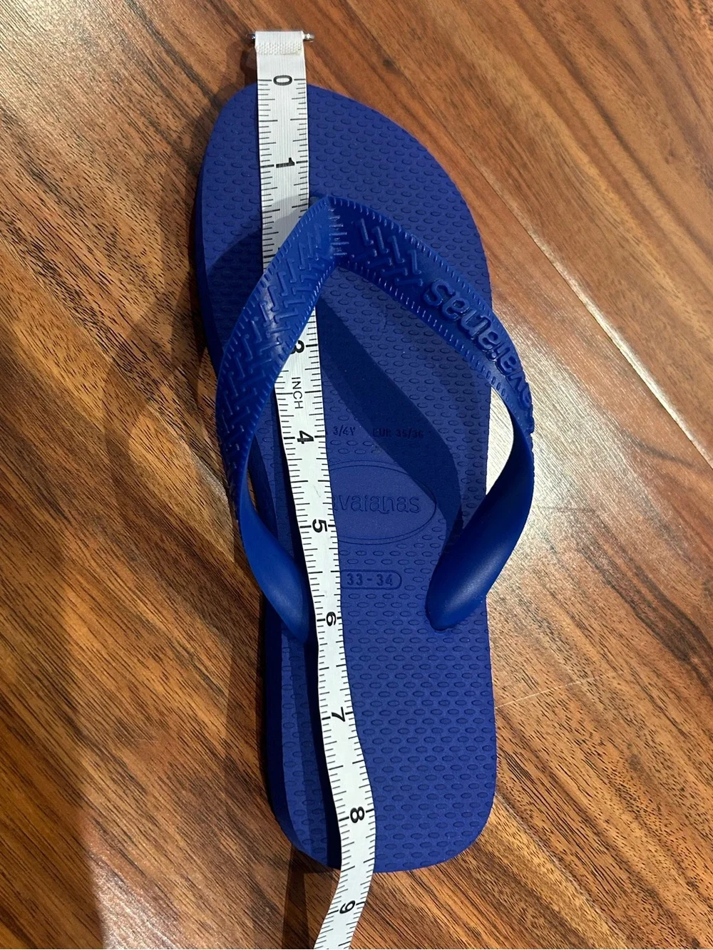 Havaianas kids blue sandals boys 3/4 years 33/34